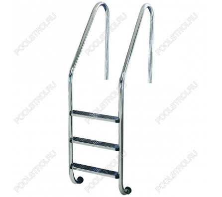Лестница Flexinox STANDARD 3 ст AISI-316, для широкого борта